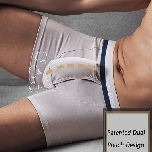 Cotton Ball Pouch Separate Men's Boxer Briefs