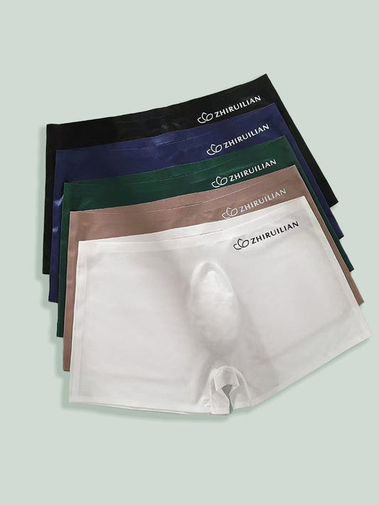 2-pack Men's Translucent Seamless 3D Pocket Boxer Briefs