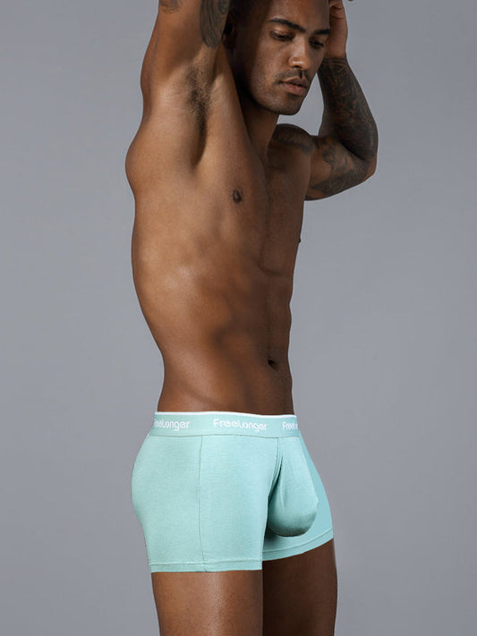 FreeLonger Men's Comfy Separate Big Pouch Trunks