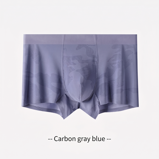 Cooling Ice-Silk Boxer Briefs - Subtle Camo Seamless Trunks