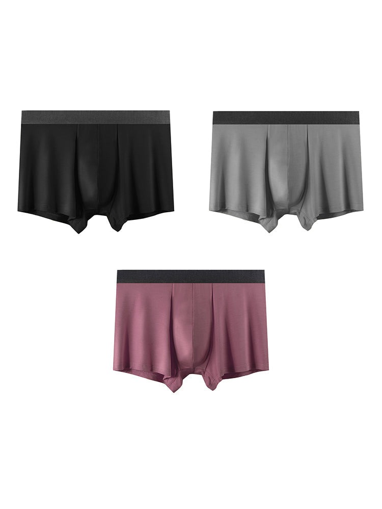 3-pack Men's Sports Antibacterial Graphene Boxer Shorts