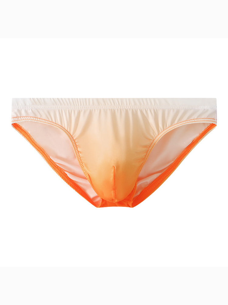 Men's Sensual Silk-Like Loose Gradient Color Bikini