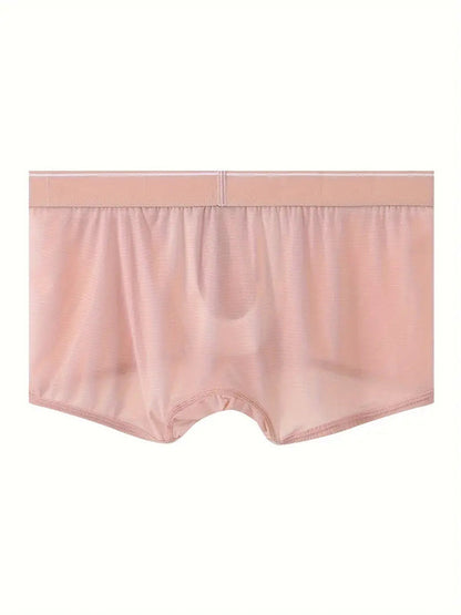 2 Pack Men's Breathable Mesh Trunks with Fly