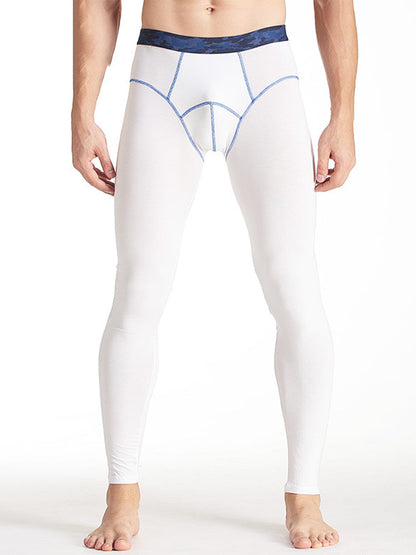 Men's Autumn Johns Underwear 2 in 1 Design Warm Polyester Tights