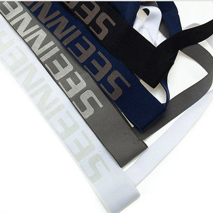 Cotton Sexy Low-waist Thongs Men's Underwear