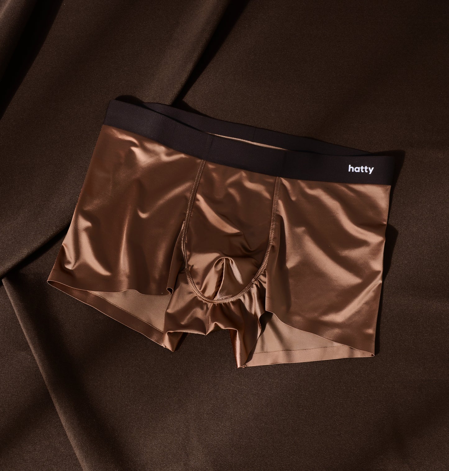 Elegant Men's Mulberry Silk Boxer Briefs - Antimicrobial Ice Silk Underwear