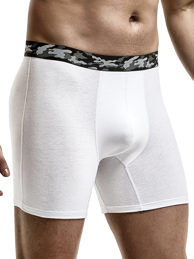 2 Pack Men's U Convex Large Support Pouch Boxers Briefs