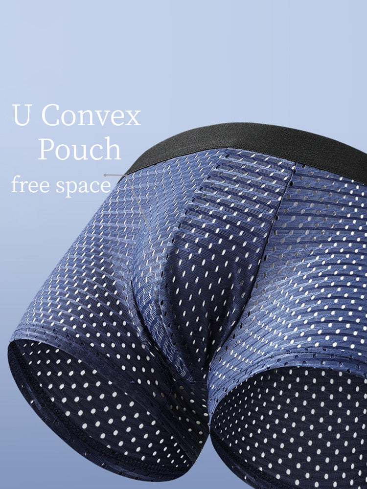 Mesh Ice Silk Cool Fresh Men's Trunks