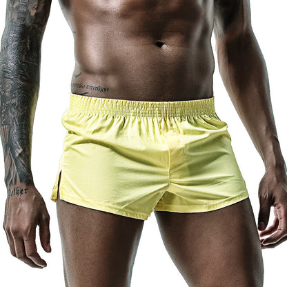 Men's Cotton Arrow Pants Solid Shorts