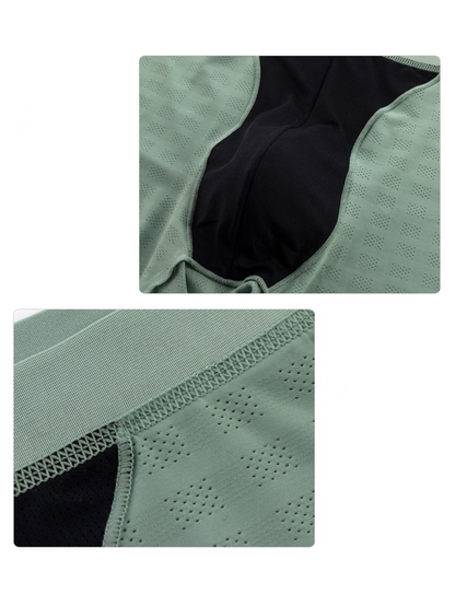 2 Pack Men's Front Pouch Mesh Boxer Briefs