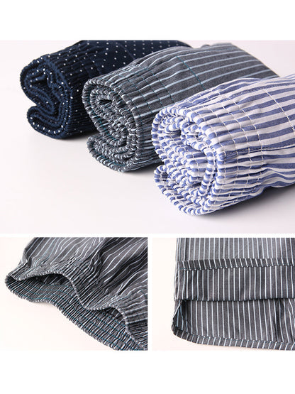 3 Pack Men's Cotton Loose Boxers