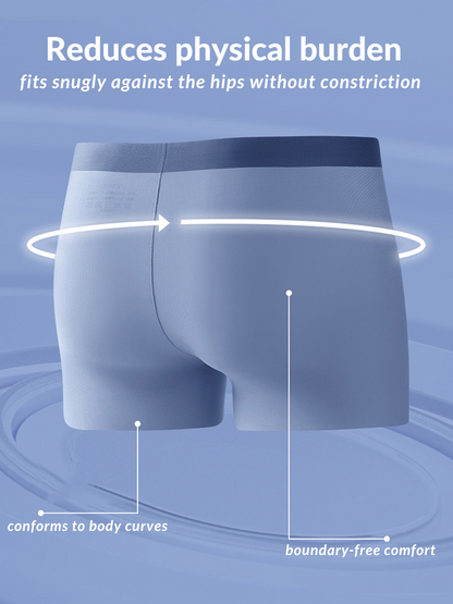 4 Pack Men's Seamless Antibacterial Boxers Briefs