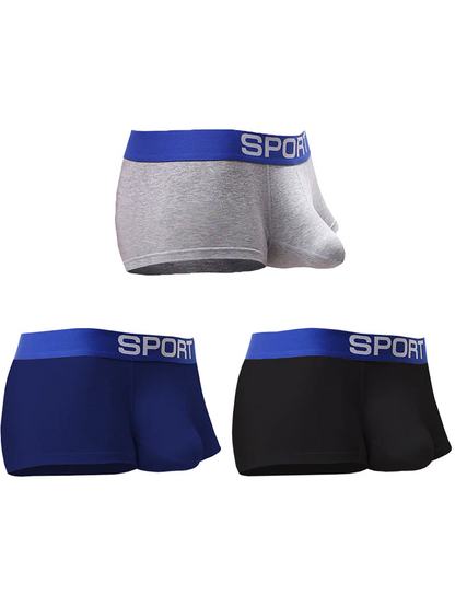 3 Pack Mens Sculpt Bulge Shape Support Pouch Underwear