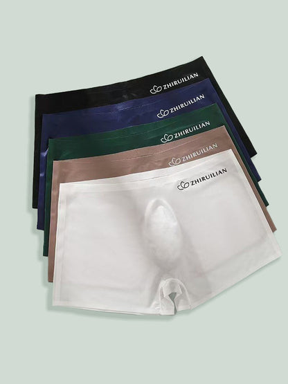 2-pack Men's Translucent Seamless 3D Pocket Boxer Briefs