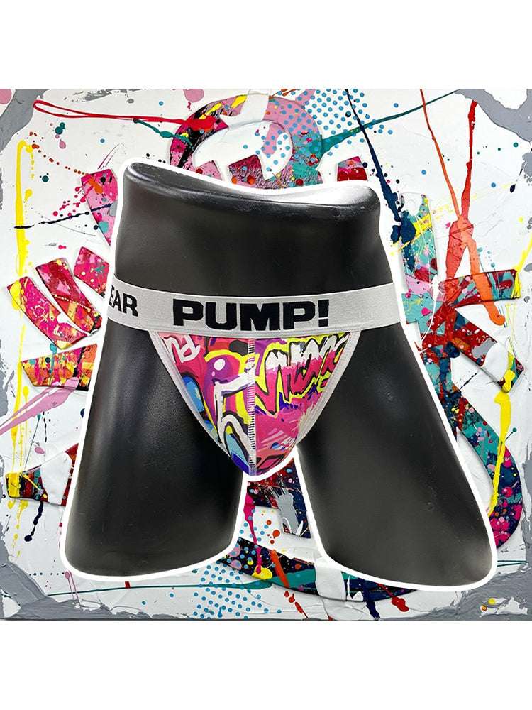 Men's Sexy Graffiti Pouch Thongs