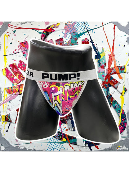 Men's Sexy Graffiti Pouch Thongs