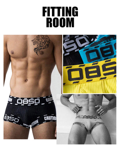 2 Pack Men's U-Pouch Low-Rise Breathable Trunks