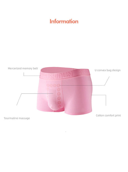 2-pack Men's Negative Ion Massage Boxer Briefs