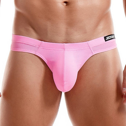 Men's Simple Breathable Mesh Pouch Bikini
