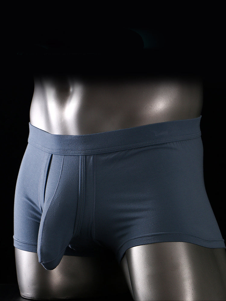 Sexy Separated Ball Pouch Trunks For Men