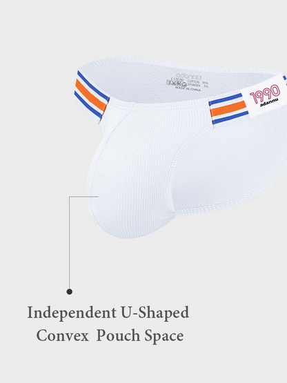 2 Pack Men's Breathable Low Rise Sexy Briefs