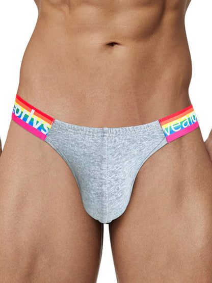 2 Pack Men's Sexy Rainbow Bikinis