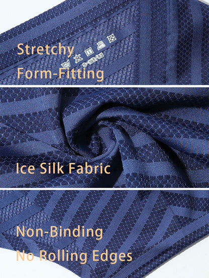3 Pack Men's Mesh Nylon Breathable Solid Color Bikini