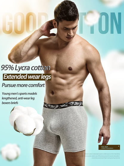 2 Pack Men's U Convex Large Support Pouch Boxers Briefs