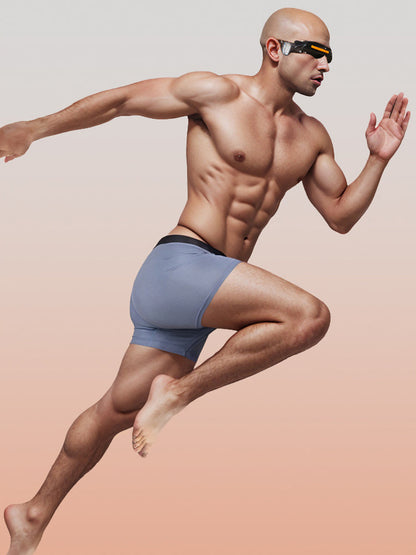 3-pack Men's Sports Antibacterial Graphene Boxer Shorts