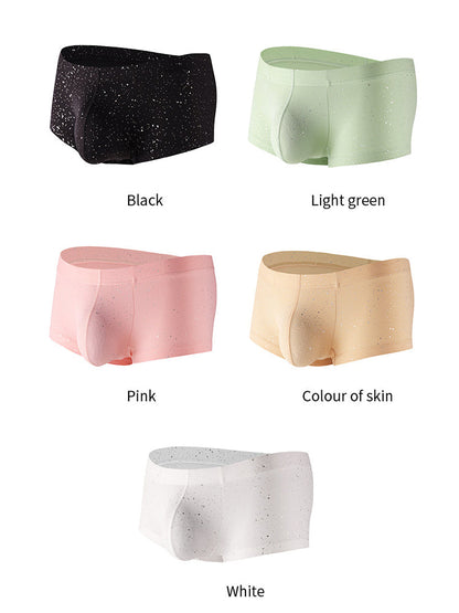 2-pack Men's Sexy Shiny Pouch Boxer Briefs