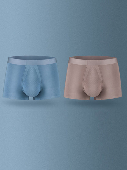 Men's Seamless Trunks with Organic Latex Support Cup