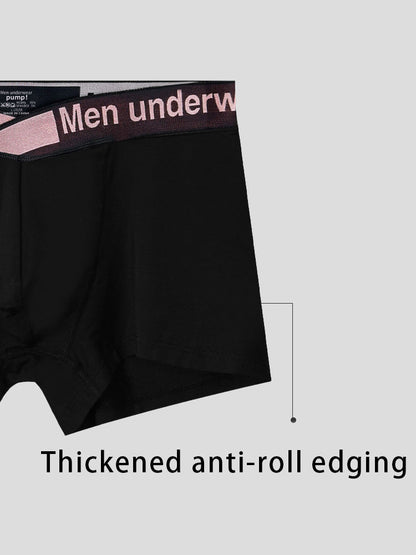 2 Pack Men's Modal Breathable U-Pouch Trunks