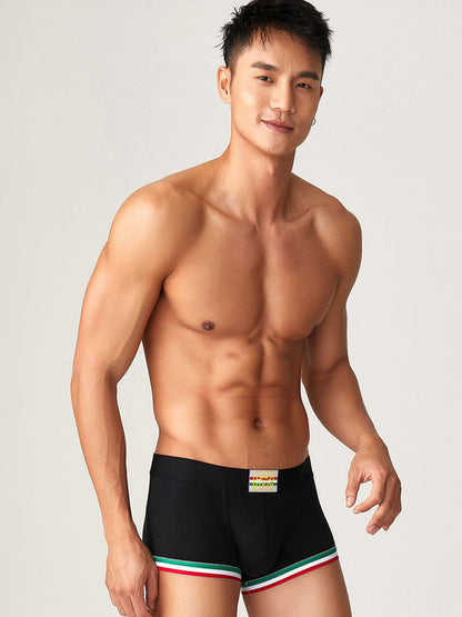 2 Pack Men's Low-Rise Cotton Boxer Briefs