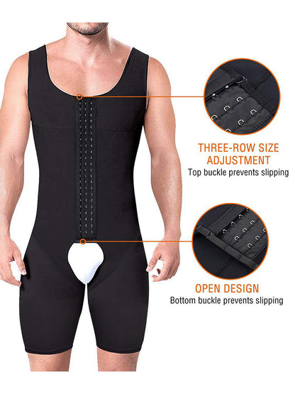 Men Shapewear Tummy Control Slimming Bodysuit
