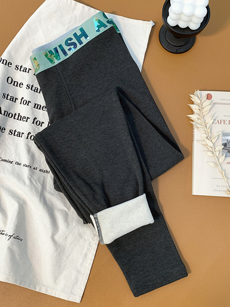 Men's Thermal Pants with Fleece Lining. Thickened Sports Base Layer Pants