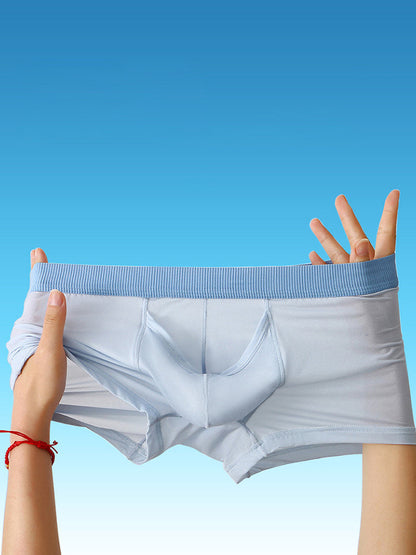 3 Pack Separate Pouch Trunks With Fly Front