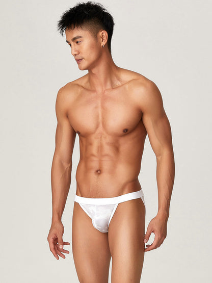 Men's Sexy Large Pouch Camo Print Bikini