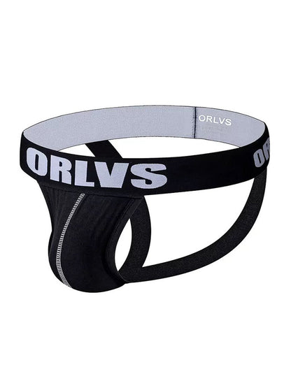 3 Pack Men's U-Pouch Striped Sexy Jockstraps