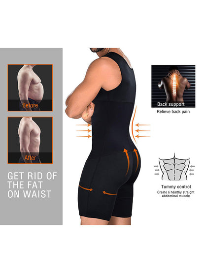 Men Shapewear Tummy Control Slimming Bodysuit