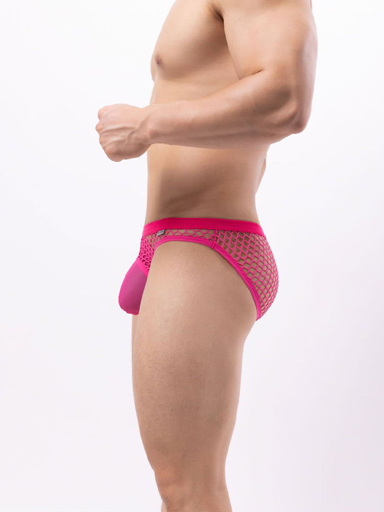 2 Pack Men's Low-Rise Mesh Breathable Bikini