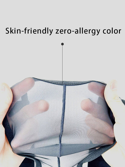 2 Pack Men's Nylon Semi-Transparent Sexy Jockstrap