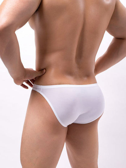 3 Pack Men's Sexy Comfortable Large Pouch Bikini