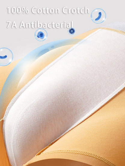 3 Pack Men's Cotton Breathable Antibacterial Quick-Dry U-Shaped Trunks