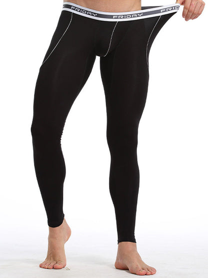 Men's Warm Pants Thin Fleece Casual Thermal Pants