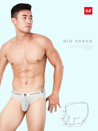 Men's Soft Elastic Comfortable Breathable Low Waist Sexy Thong