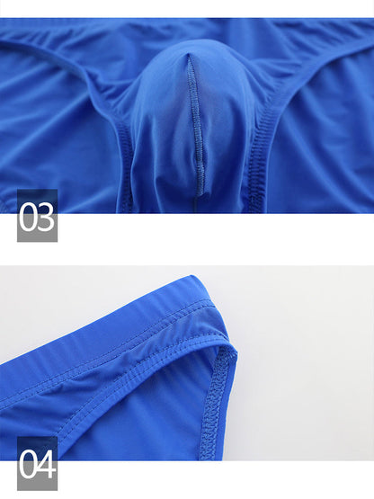 3 Pack Translucent U Convex Pouch Bikini For Men