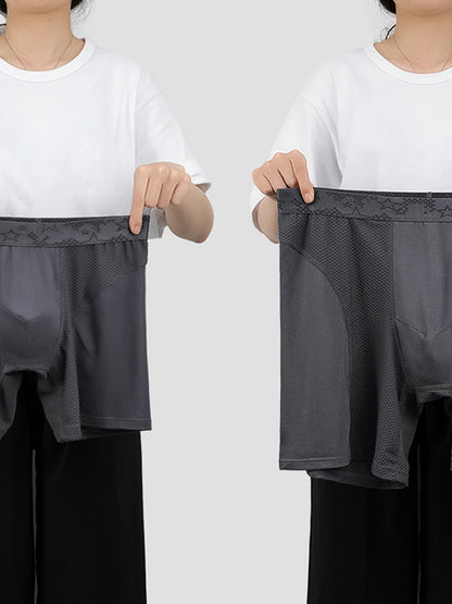 Breathable Antibacterial Mesh Boxers Briefs