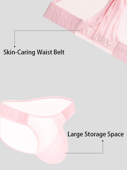 3 Pack Sexy Sheer Low-Rise Men's Bikini