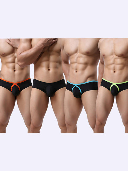 3 Pack Men's Trendy Breathable Sexy Nylon Trunks