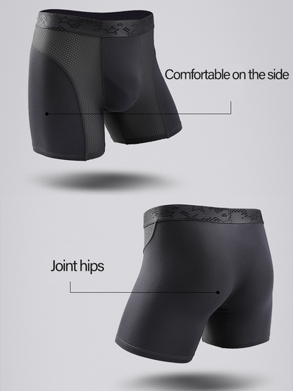 Breathable Antibacterial Mesh Boxers Briefs